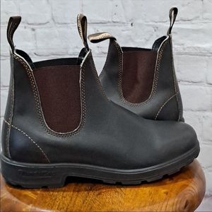Blundstone Stout Brown Leather Chelsea Boots
